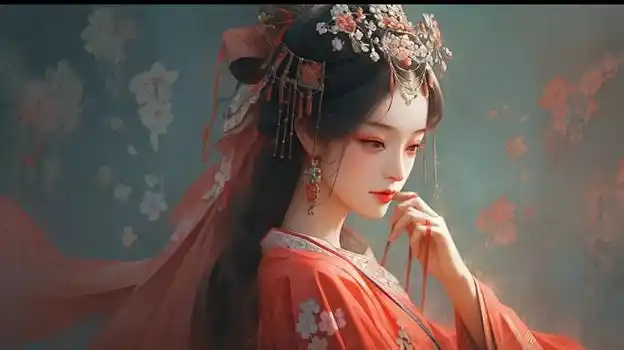 老城砖墙段的动漫图取景走廊